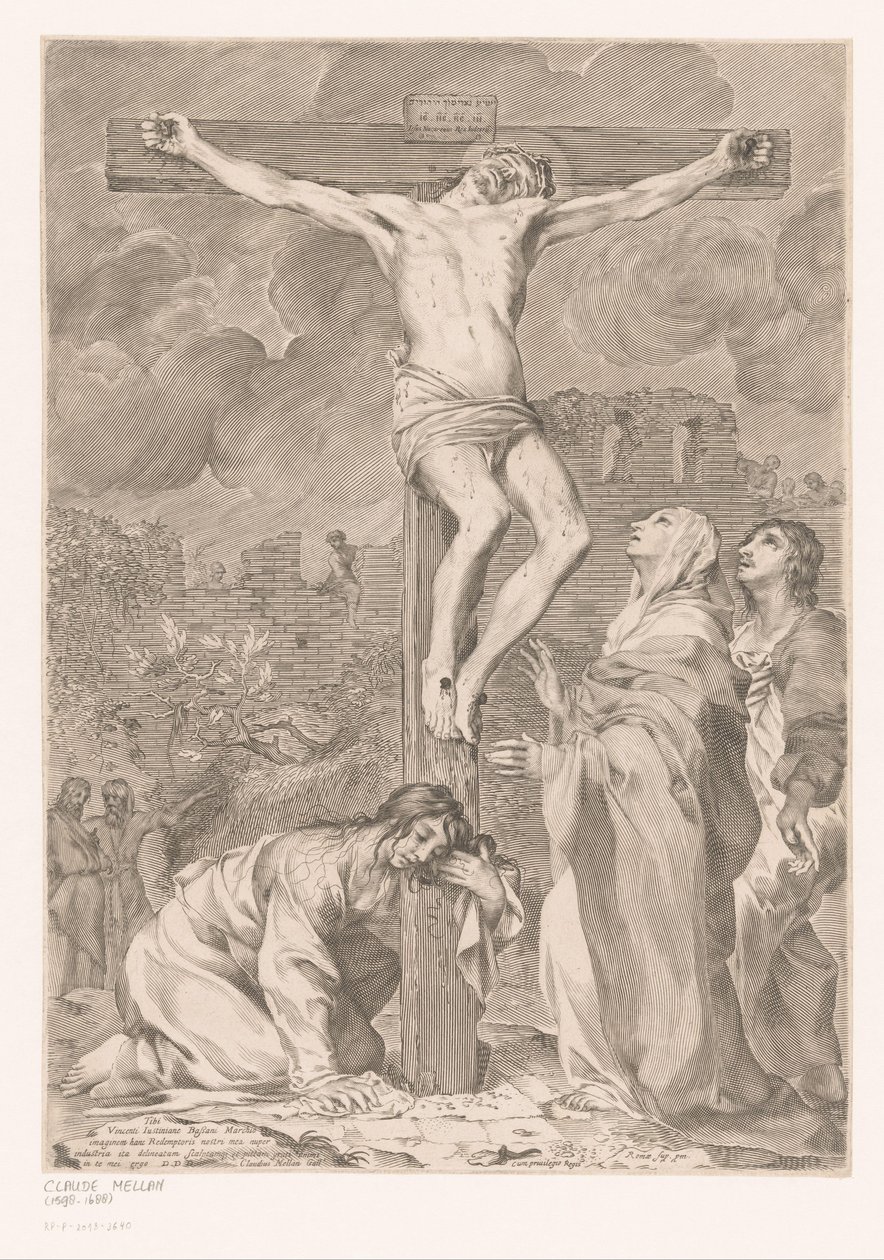 Crucifixion du Christ - Claude Mellan