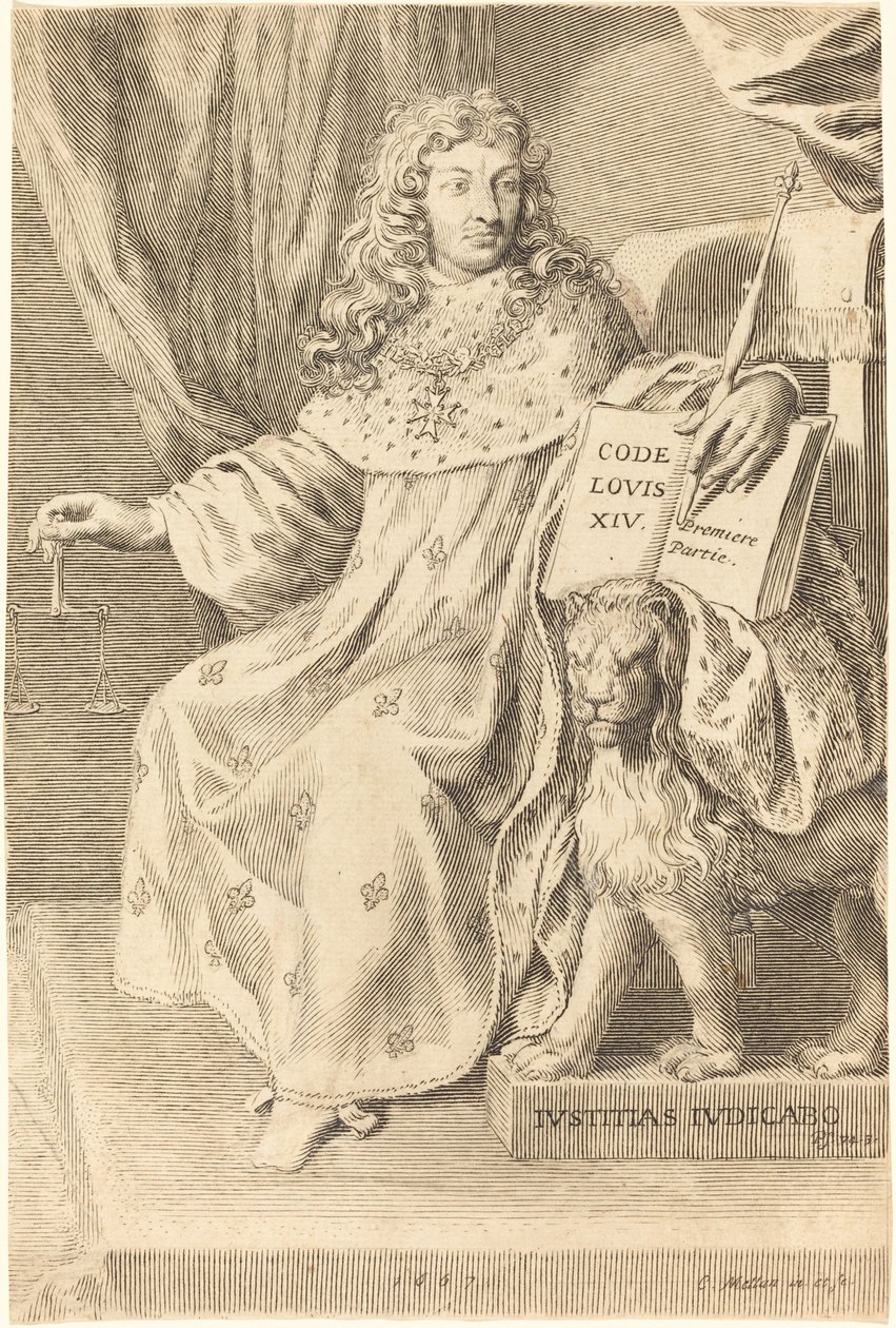 Louis XIV - Claude Mellan