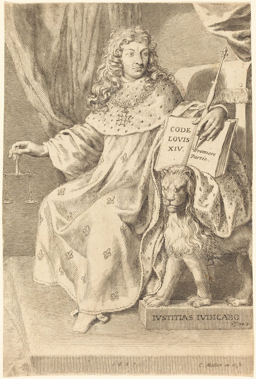 Louis XIV - Claude Mellan