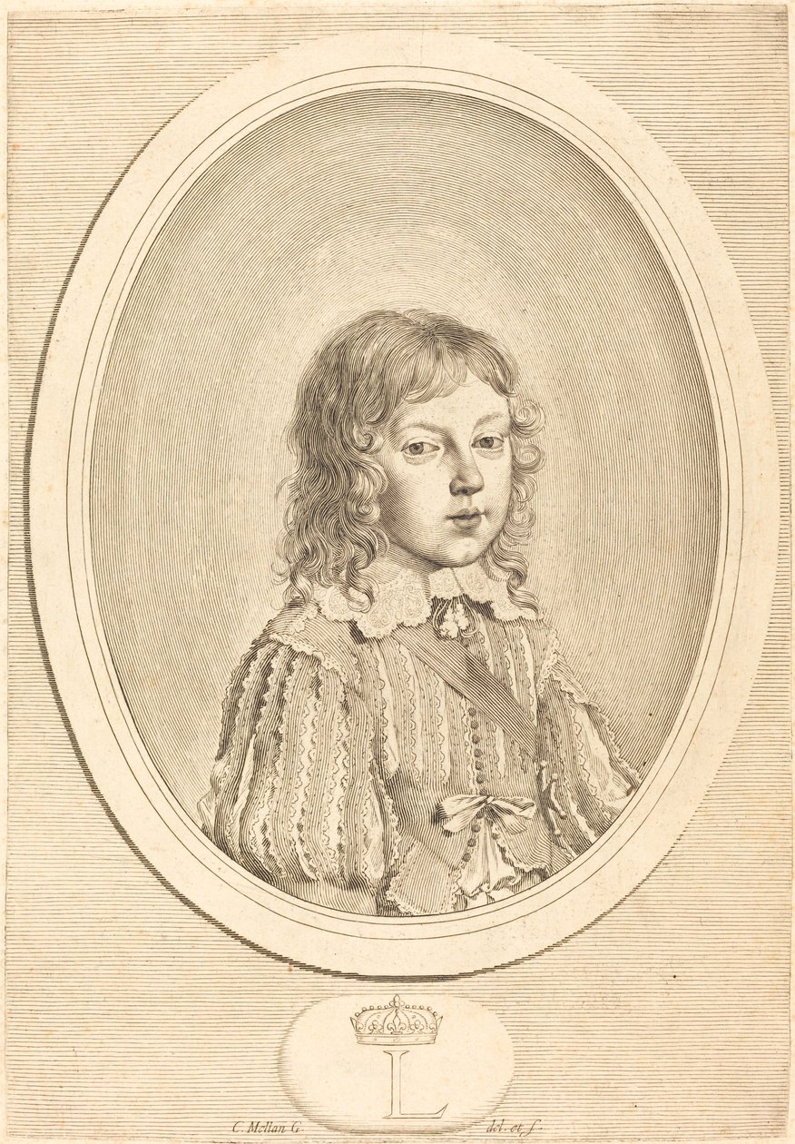 Louis XIV enfant - Claude Mellan