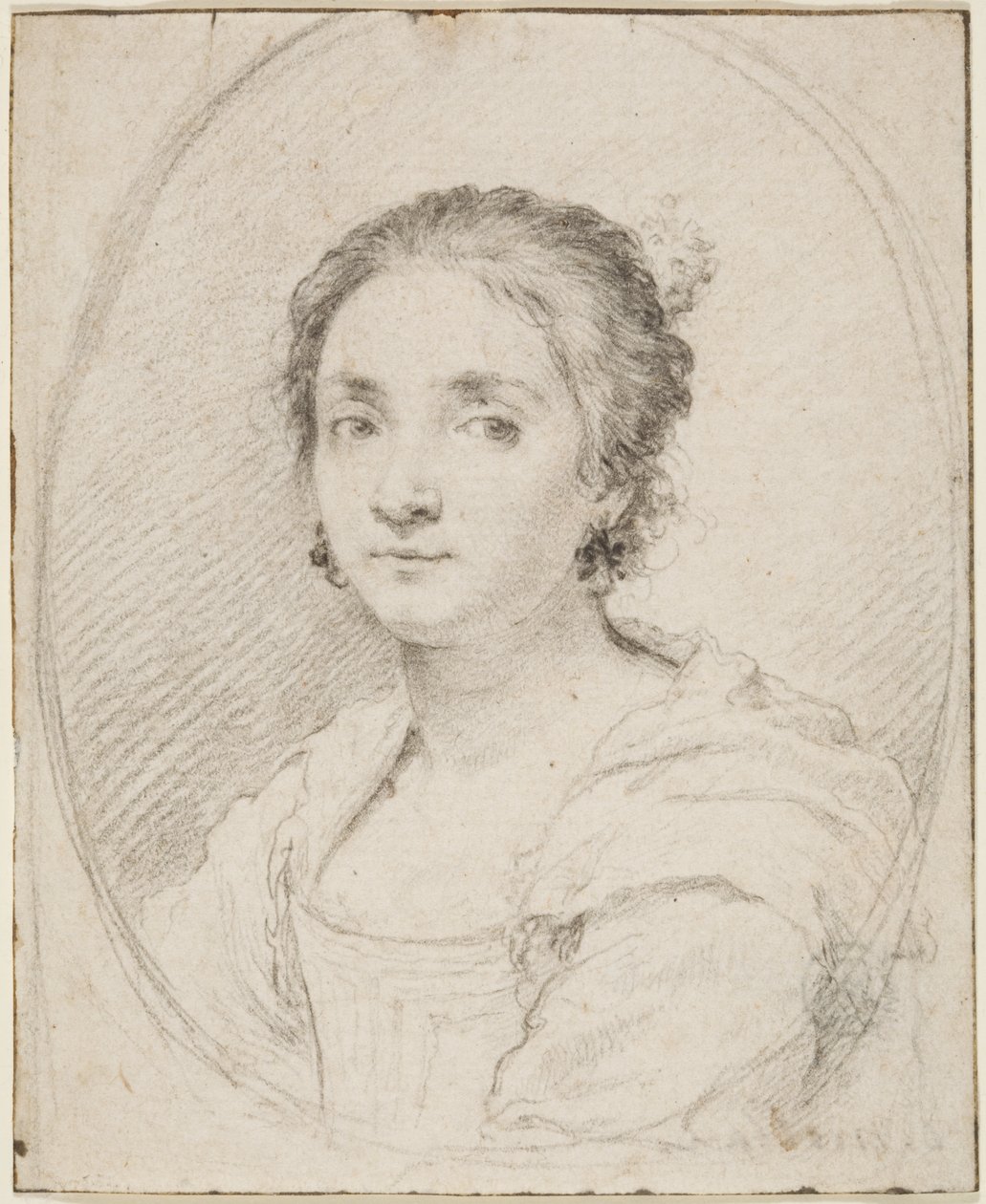 Portrait de Virginia de Vezzo da Velletri - Claude Mellan