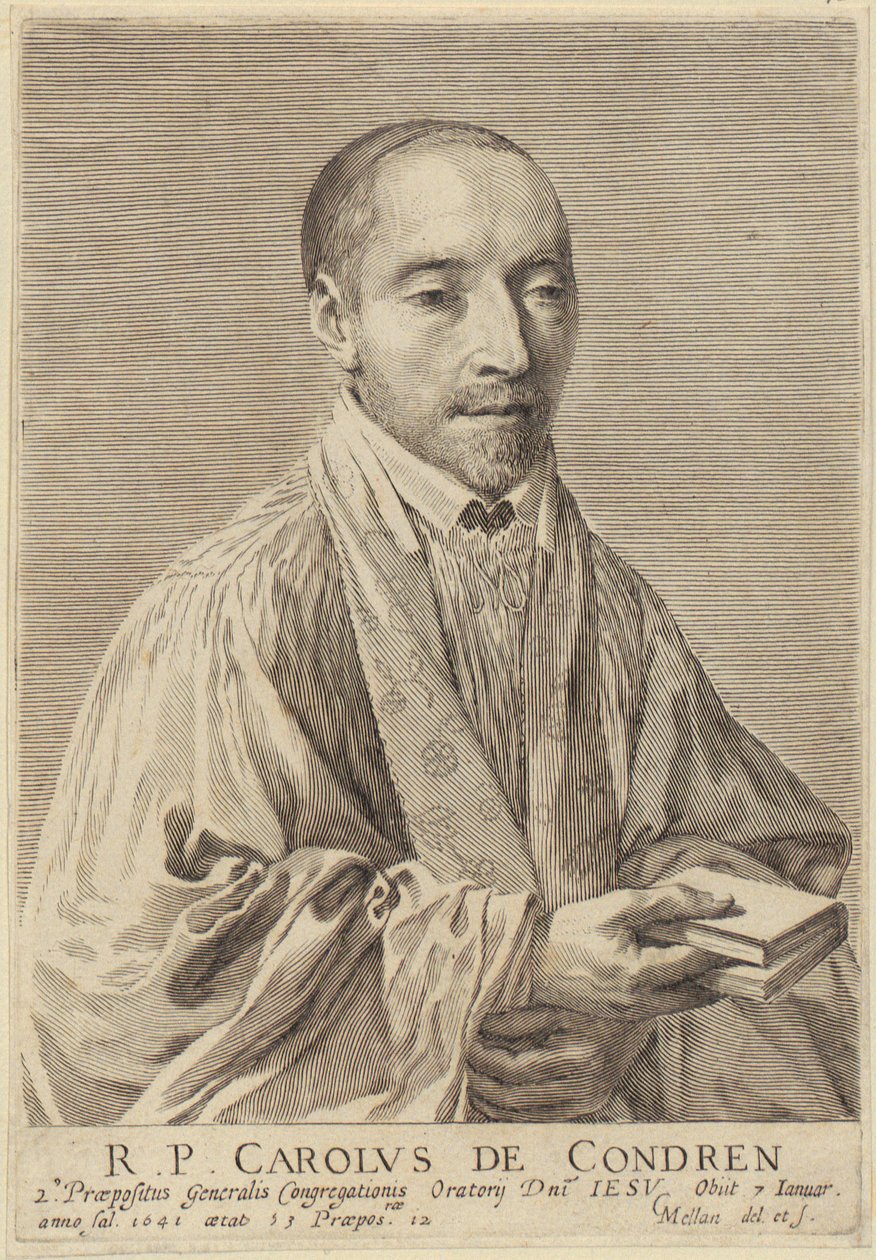 Portrait de Charles de Condren - Claude Mellan