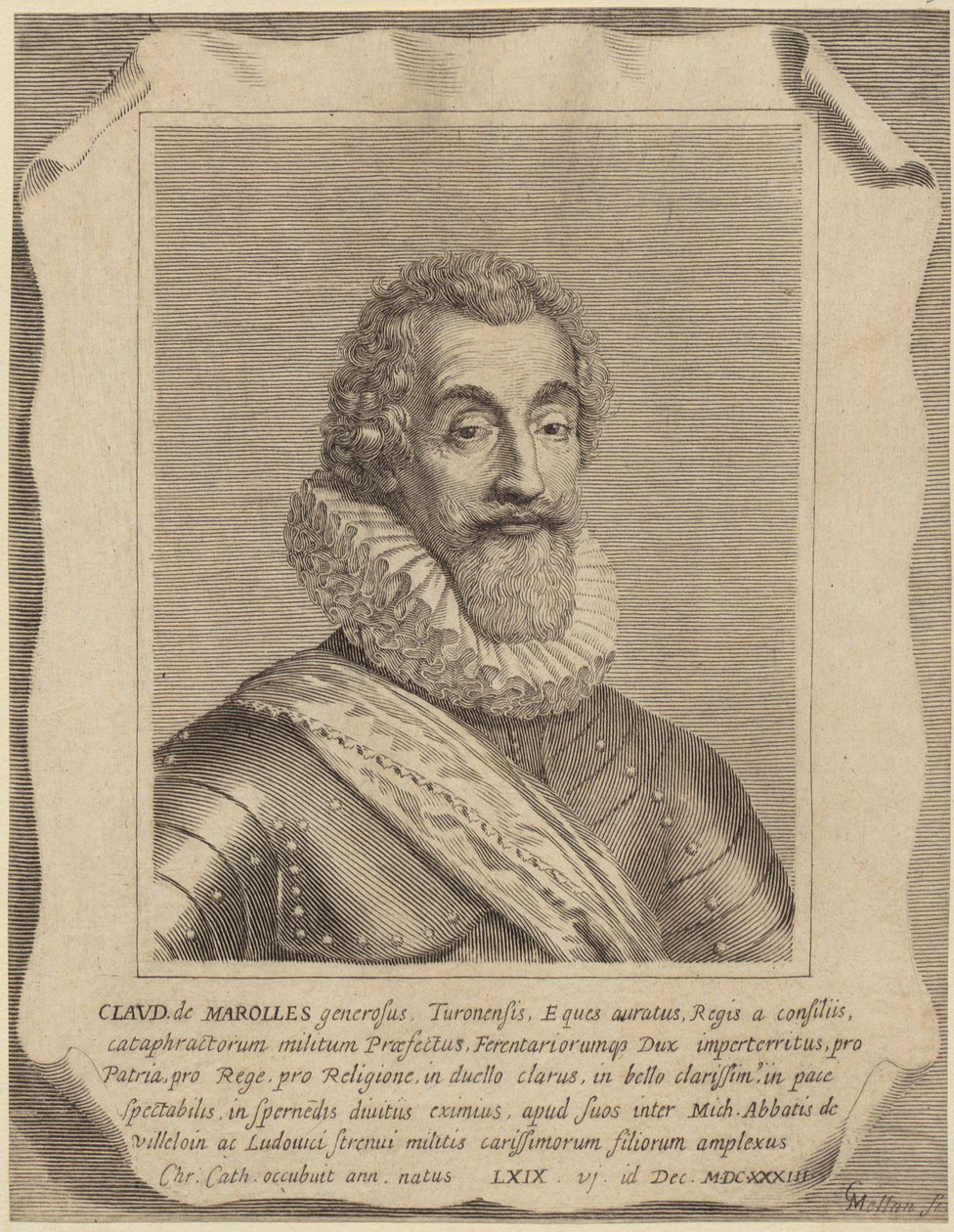 Portrait de Claude de Marolles - Claude Mellan