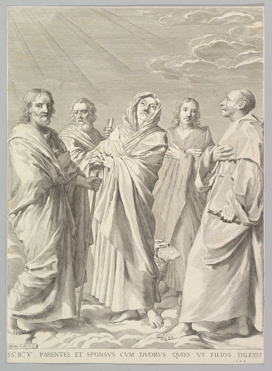 Saints Anne, Joseph, Joachim, Bernard et Jean l
