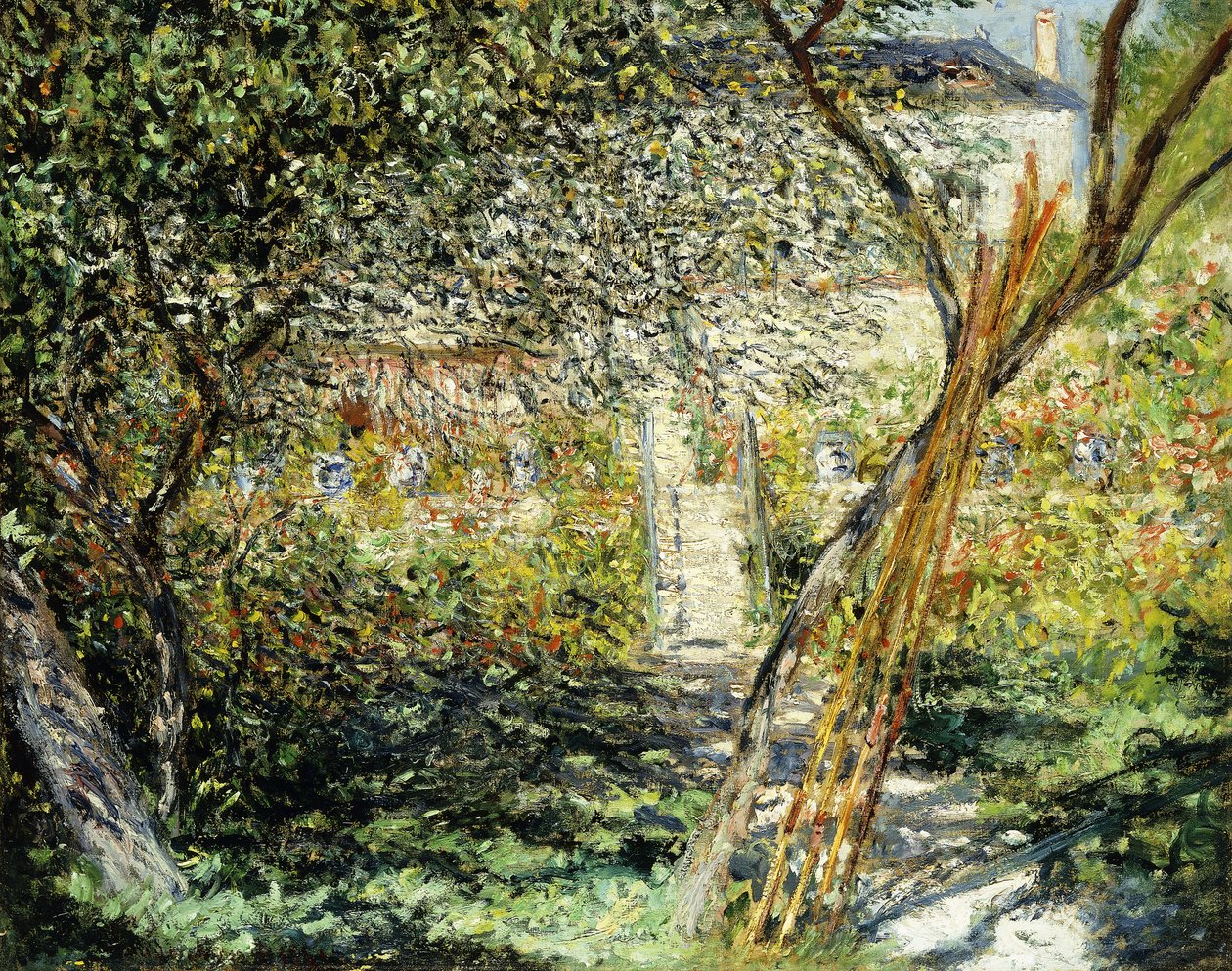 Le jardin de Vetheuil, 1881 - Claude Monet