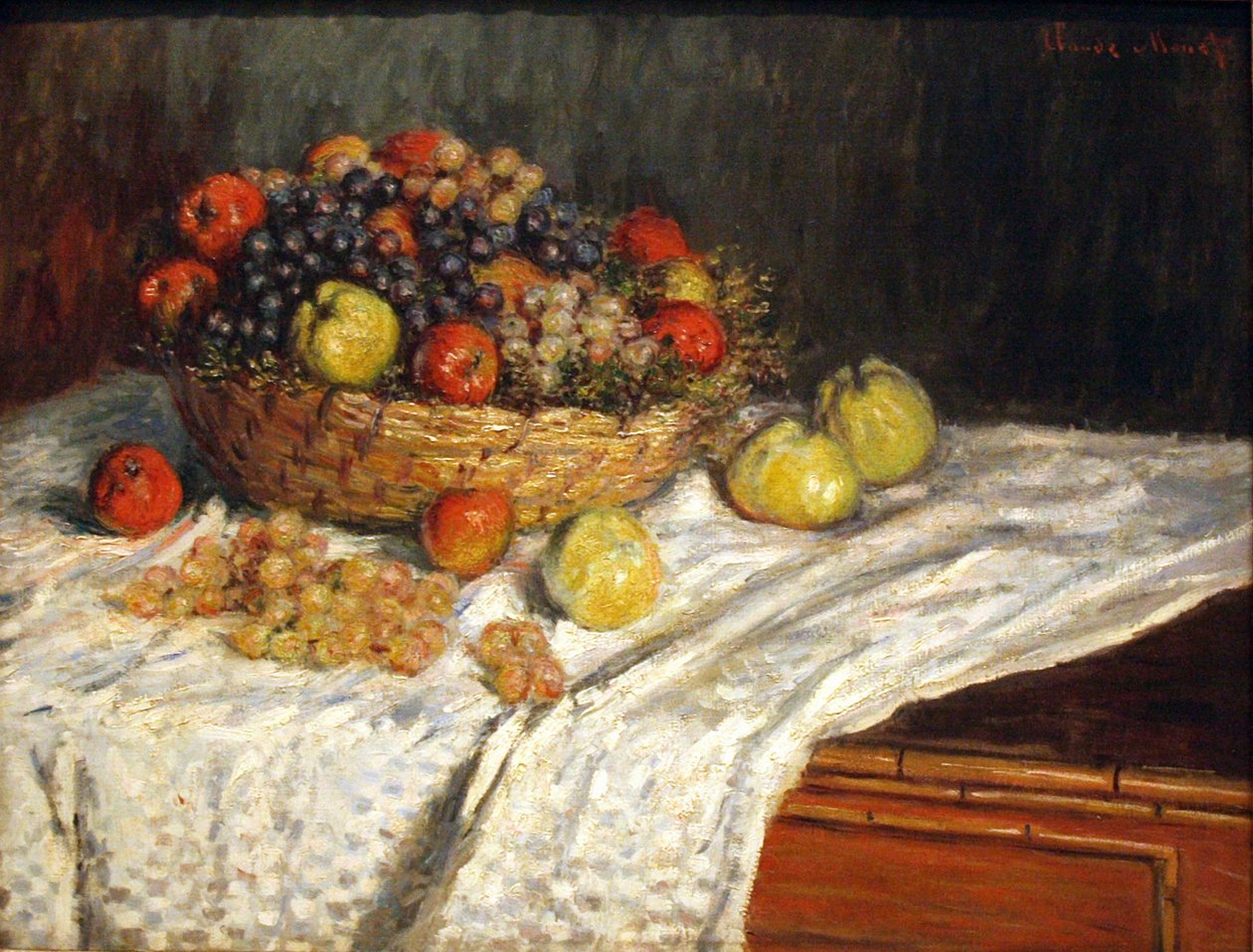 Pommes et raisins - Claude Monet