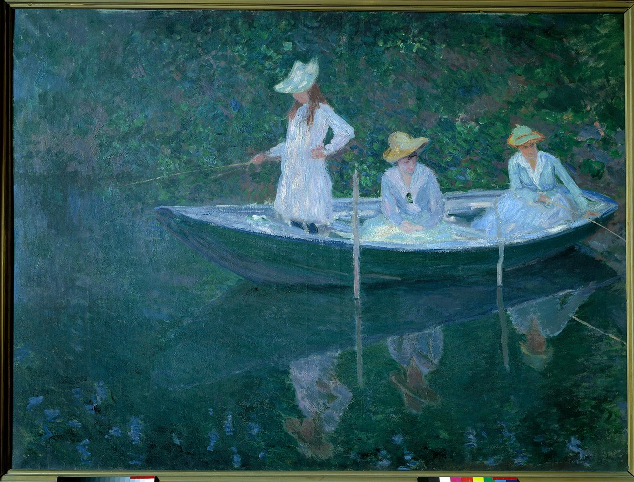 Bateau à Giverny ou en Norvège. Les filles de Madame Hoschedé, deuxième épouse de l