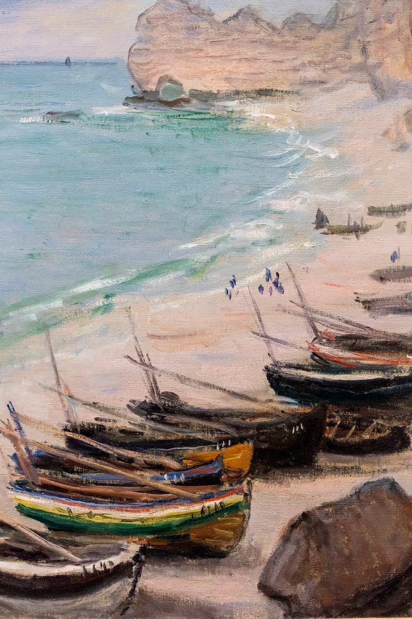Bateaux sur la plage d