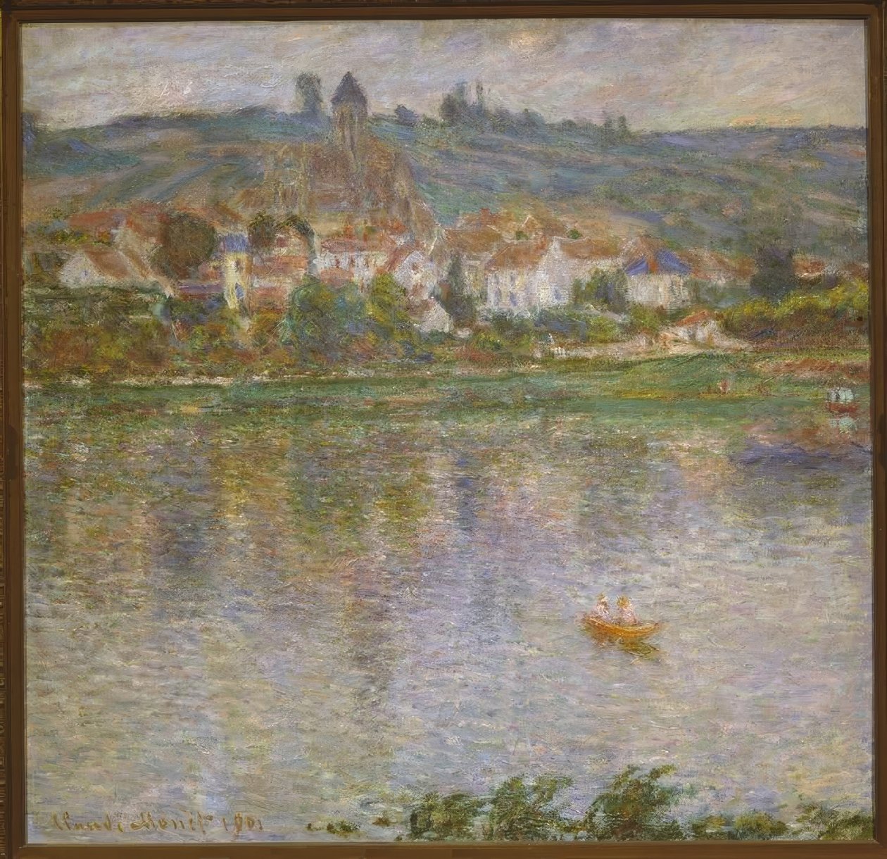La ville de Vétheuil - Claude Monet