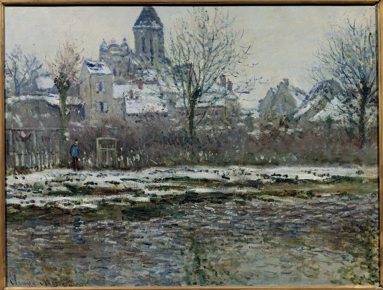 Effet de neige à Vétheuil - Claude Monet