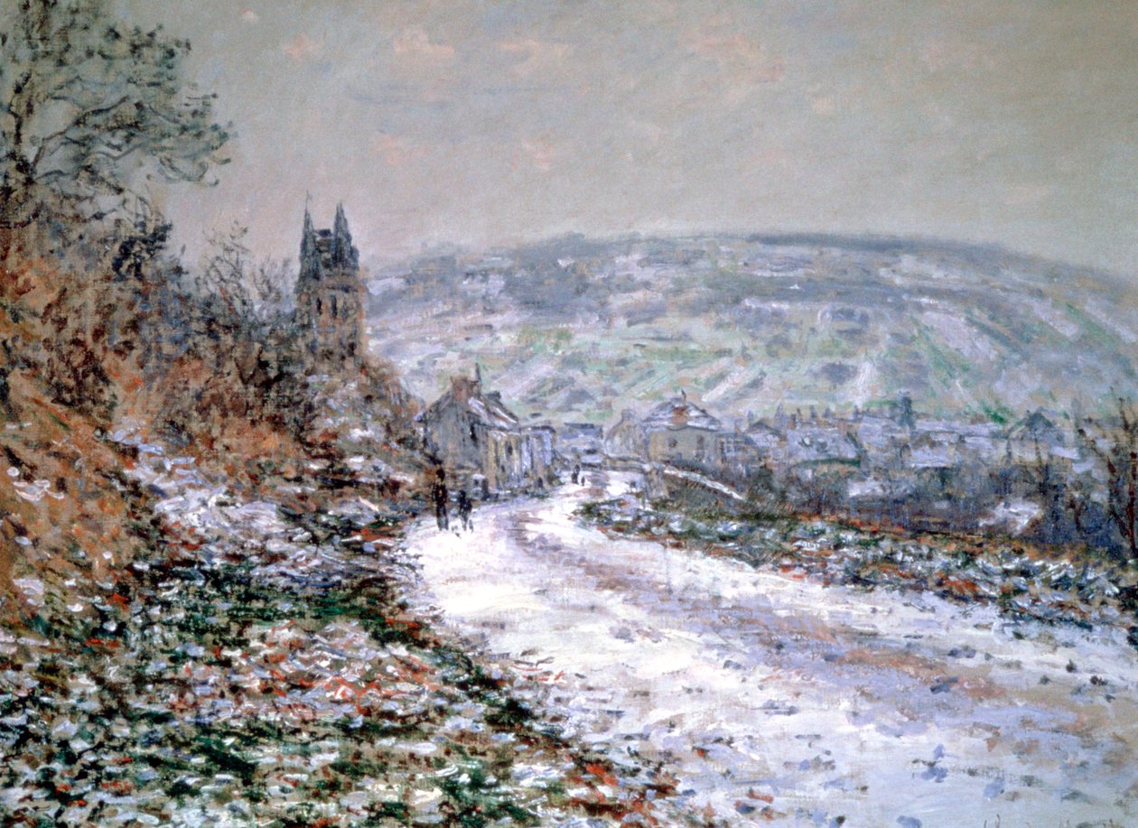 Entrée du village de Vétheuil en hiver - Claude Monet