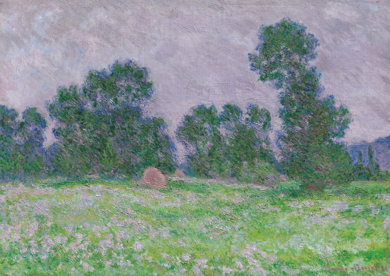 Prairie fleurie à Giverny - Claude Monet