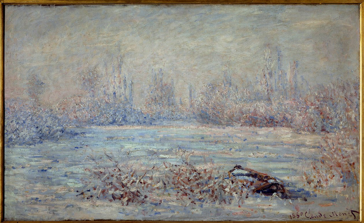 Givre près de Vétheuil en 1880 - Claude Monet
