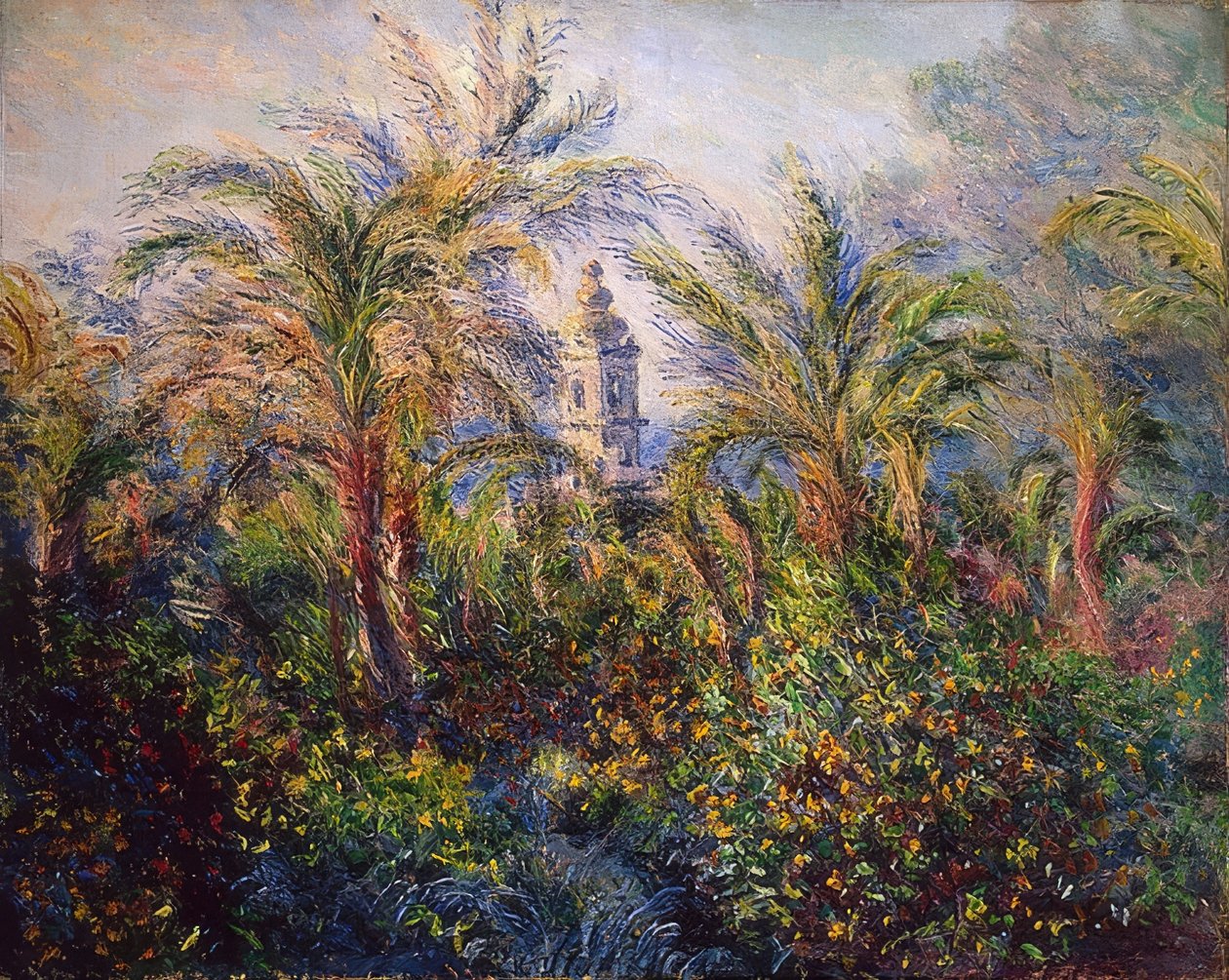 Jardin à Bordighera, impression du matin - Claude Monet