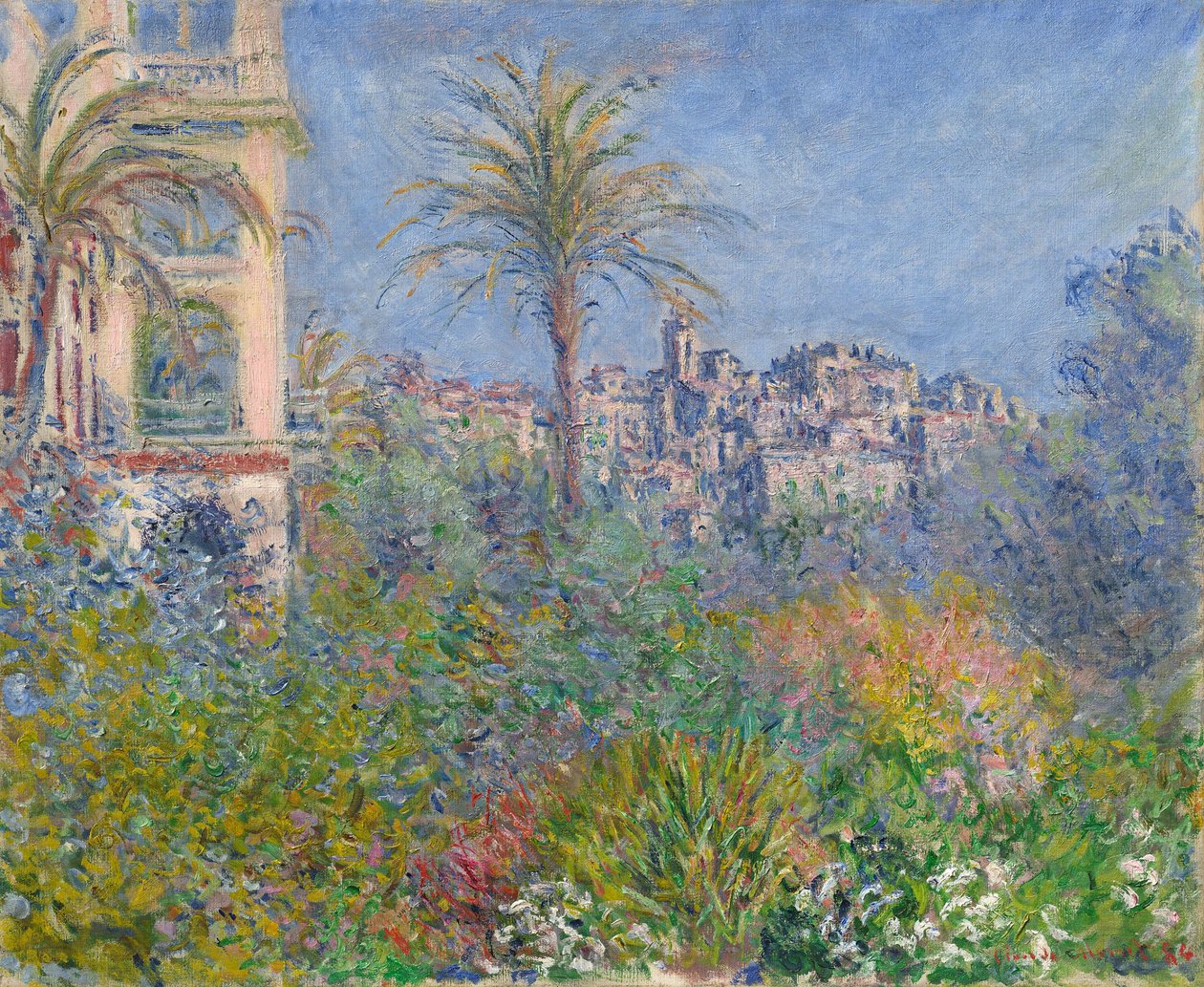 Allemand : Strada Romana in Bordighera Villas at Bordighera - Claude Monet