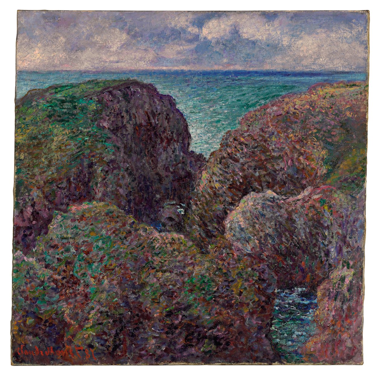 Groupe de rochers à Port-Goulphar, 1887 - Claude Monet