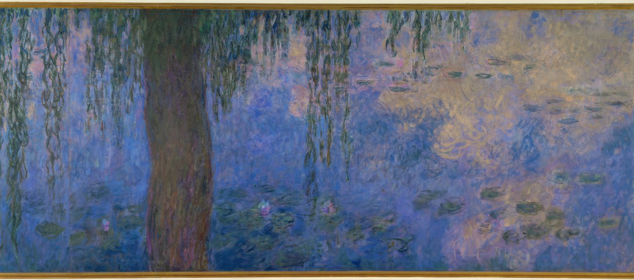 Le Bassin aux nymphéas avec saules, Le Matin aux saules - Claude Monet