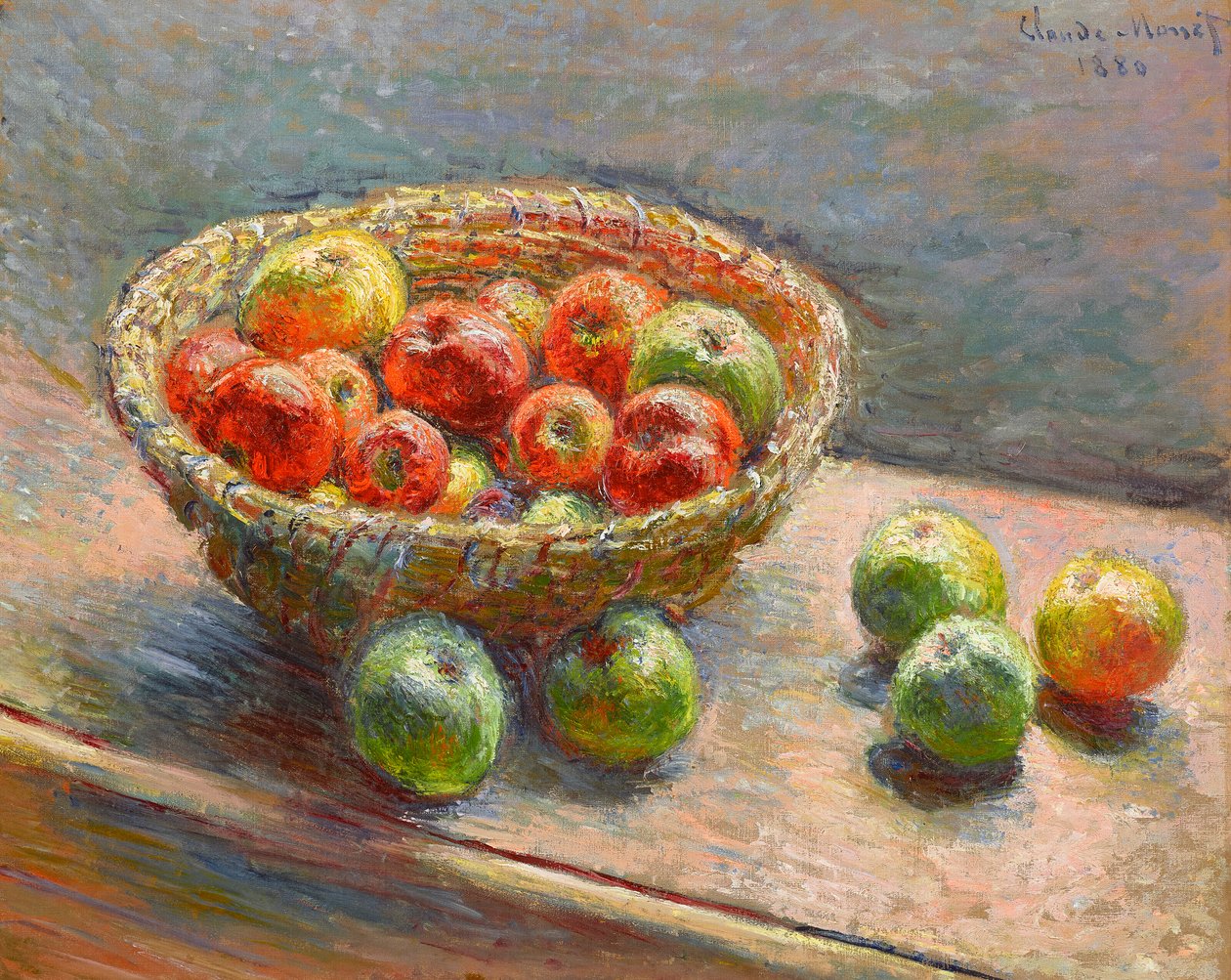 Le panier de pommes - Claude Monet