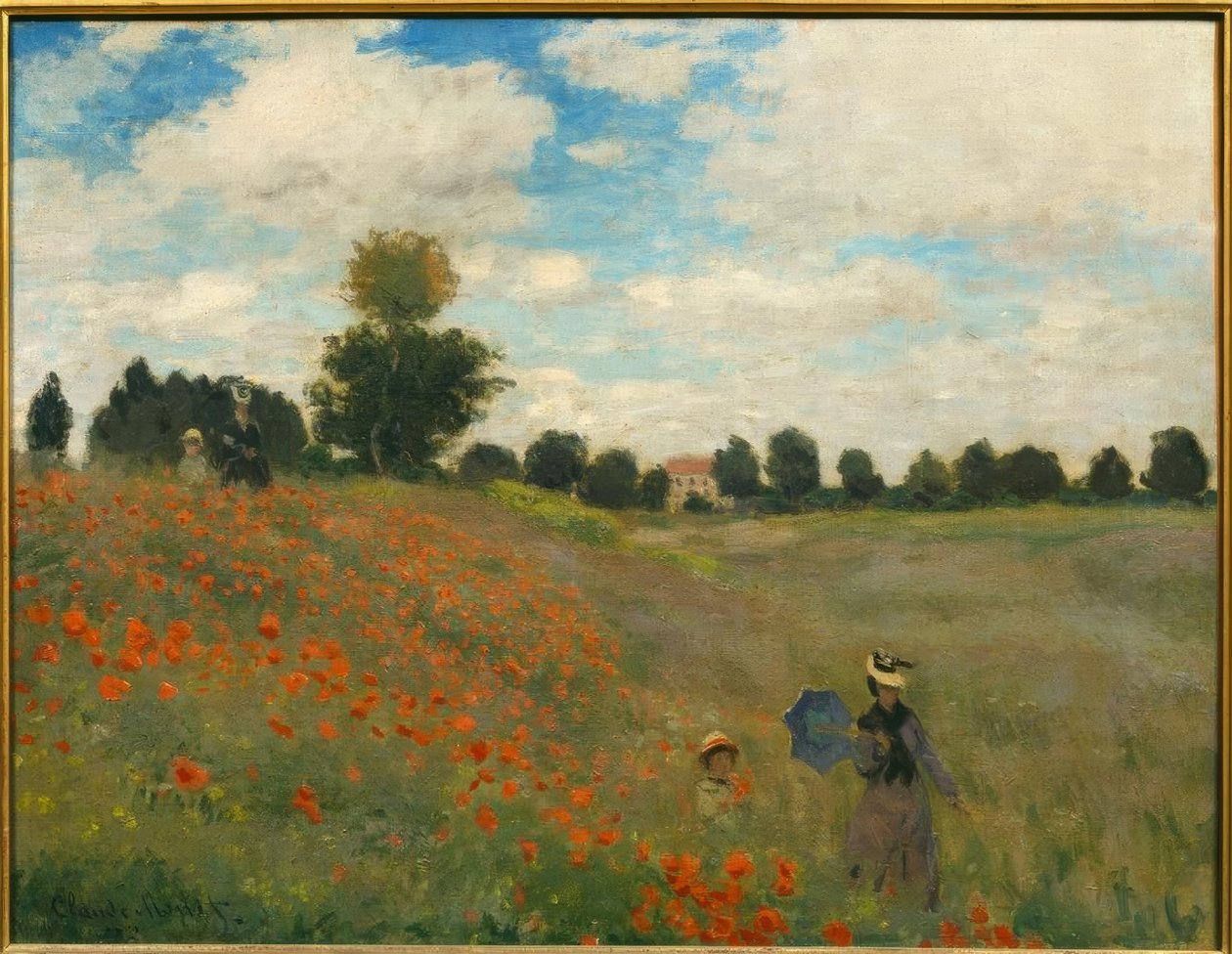 Les Coquelicots à Argenteuil - Claude Monet