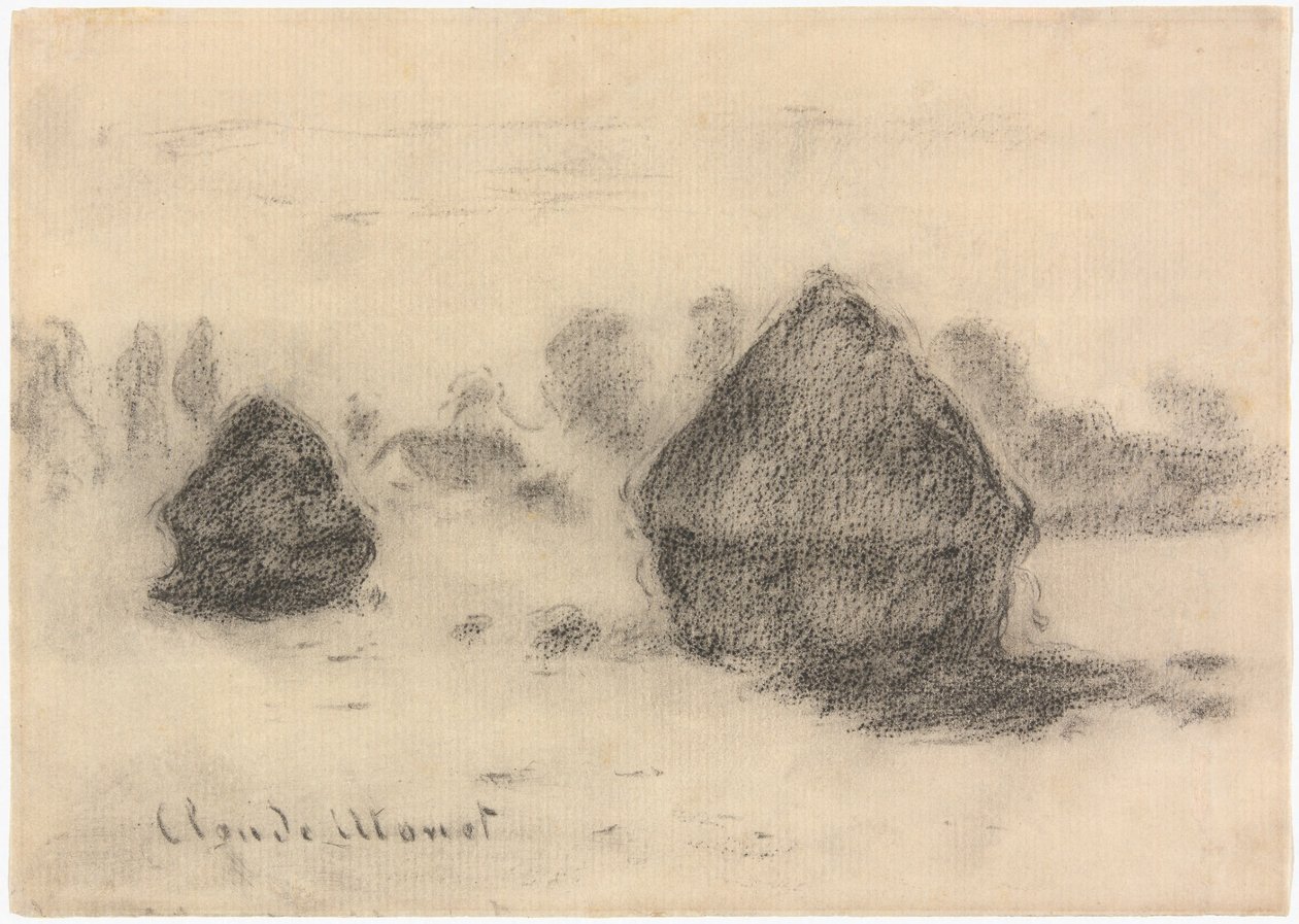 Monet - Piles de blé, 1891, 2013.986 - Claude Monet