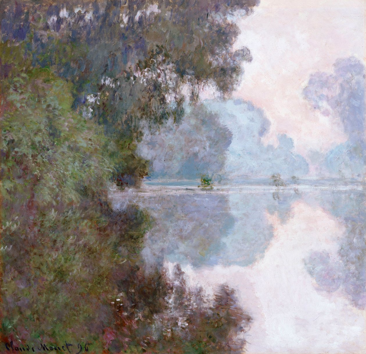 Matin sur la Seine, près de Giverny, 1896 - Claude Monet