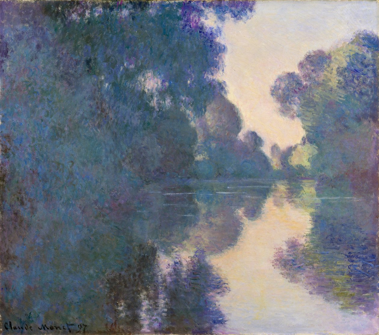 Matin sur la Seine près de Giverny, 1897 - Claude Monet