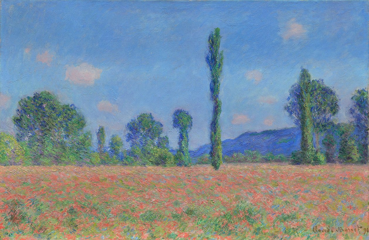 Champ de coquelicots (Giverny) - Claude Monet