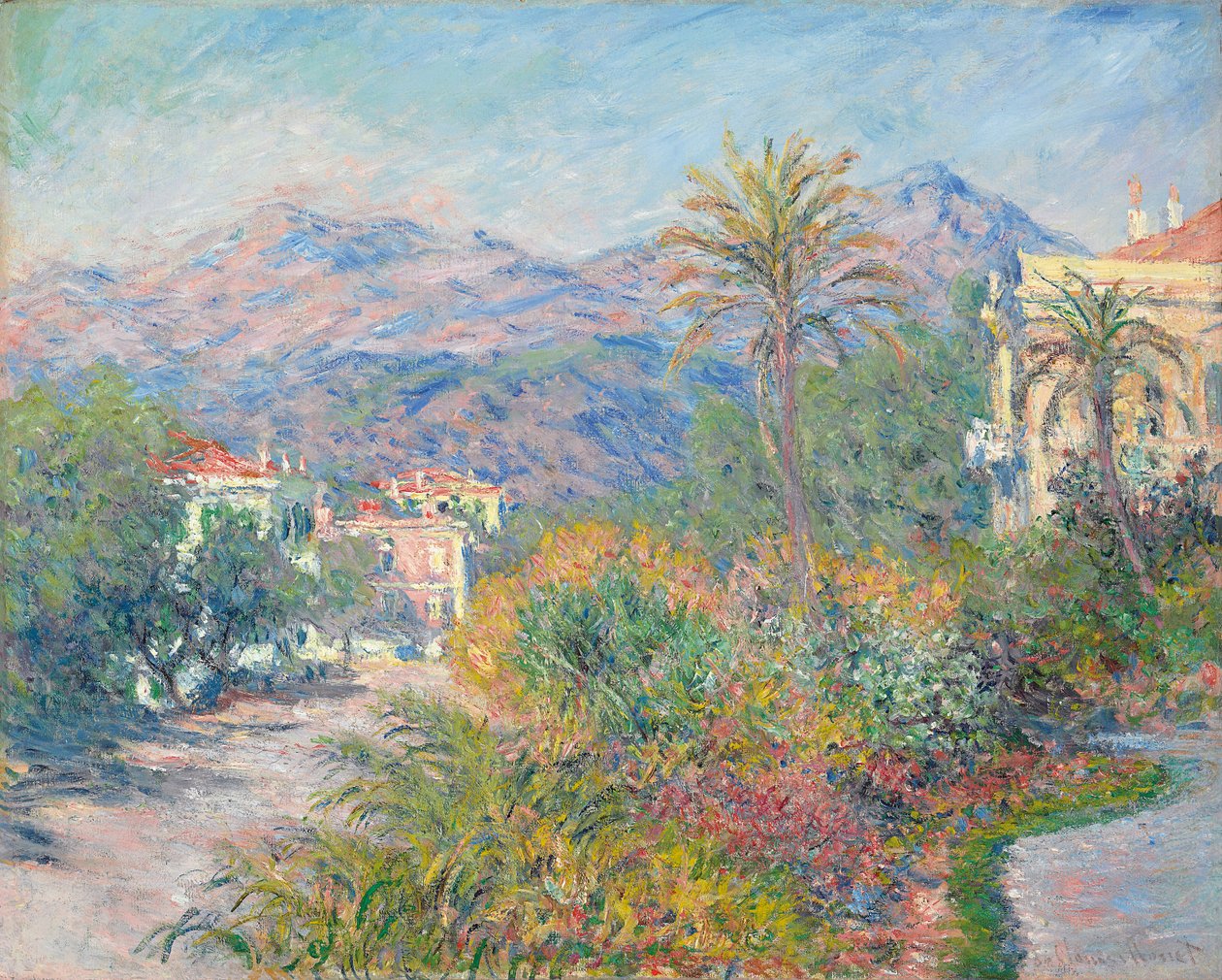 Route romaine à Bordighera, 1884 - Claude Monet