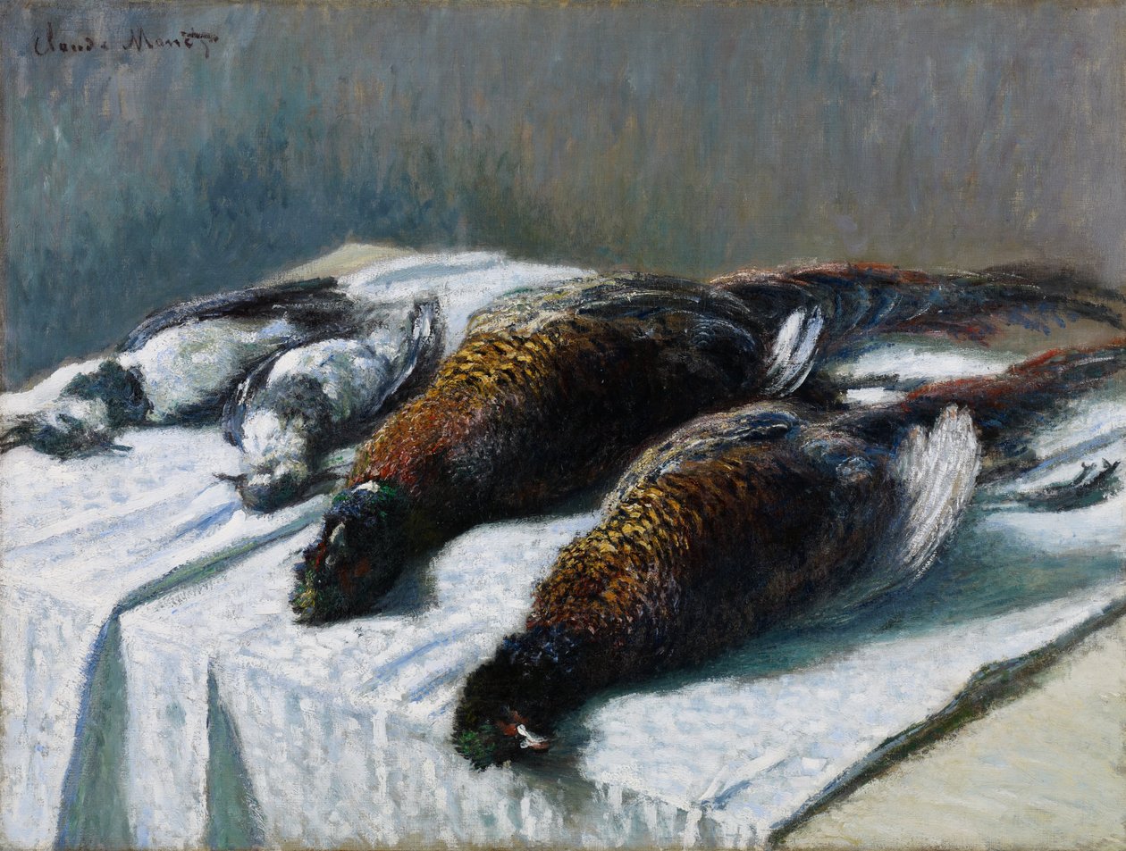 Nature morte aux faisans et aux pluviers - Claude Monet
