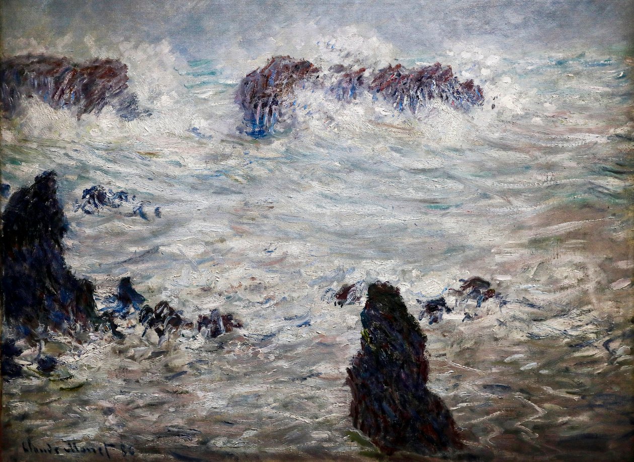 Tempête, Côte de Belle-Île - Claude Monet