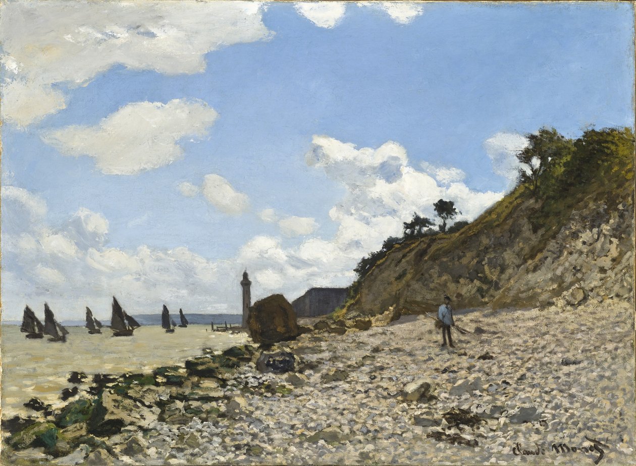 La Plage de Honfleur, 1864-1866 - Claude Monet