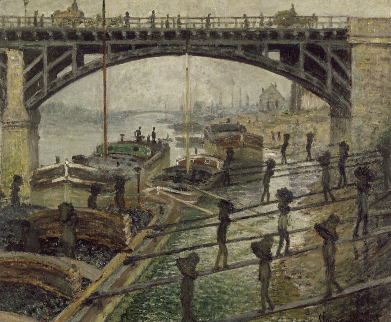 Les mineurs de charbon - Claude Monet