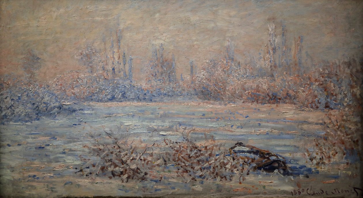 Le givre, effet de soleil Claude Estampe d