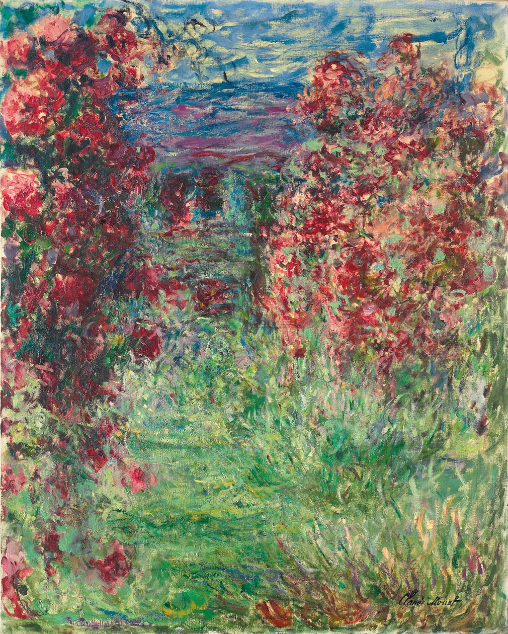 La Maison sous les Roses, Giverny, 1925 - Claude Monet
