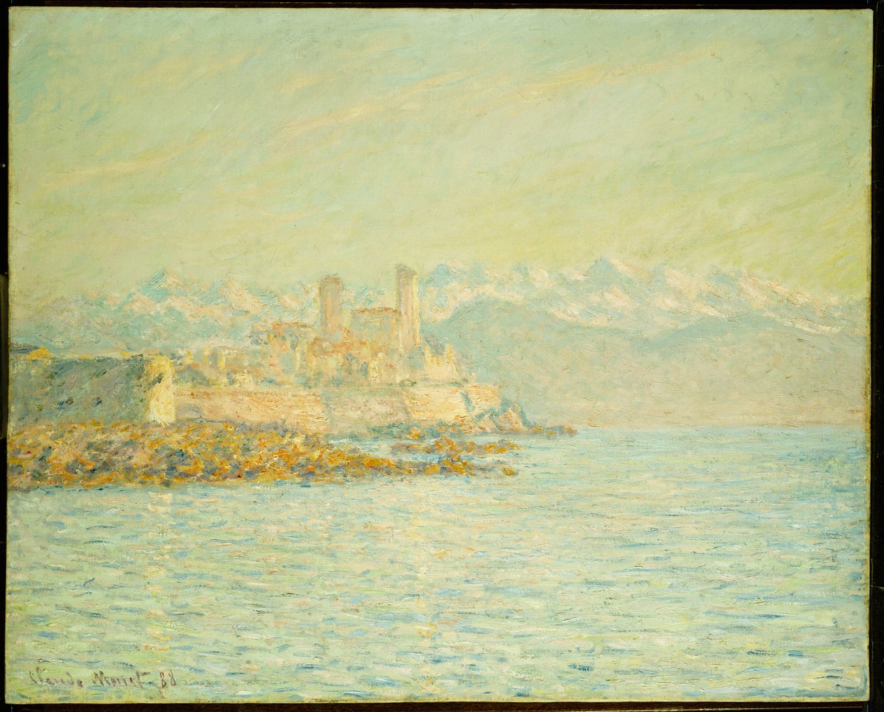 Le Vieux Fort à Antibes - Claude Monet