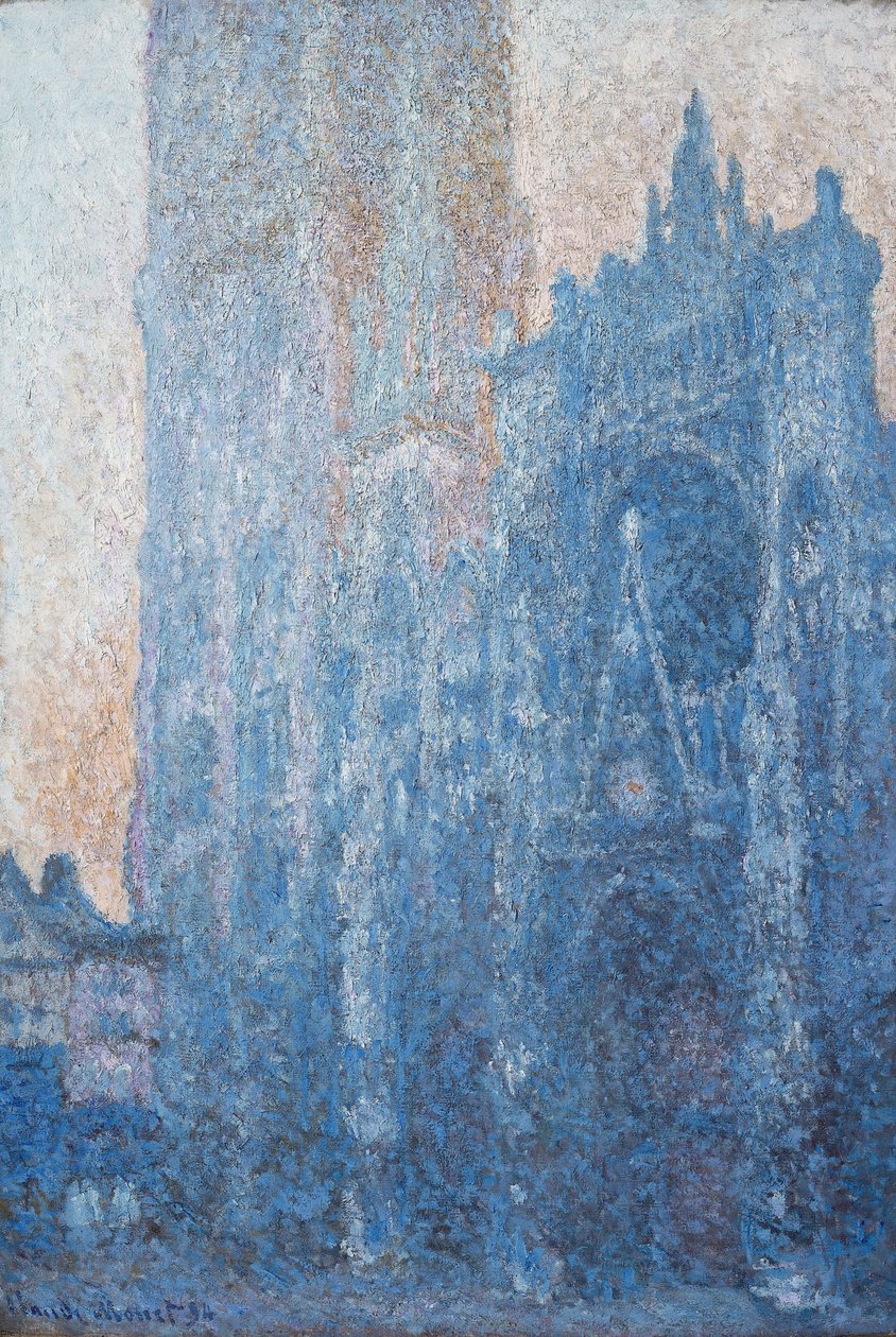 Le portail de la cathédrale de Rouen à la lumière du matin, 1894 - Claude Monet