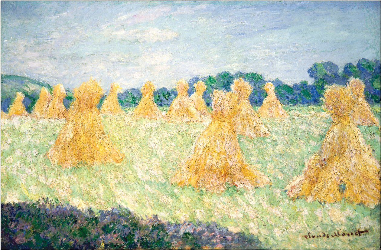 Les Jeunes Filles de Giverny, Effet de Soleil, 1894 - Claude Monet