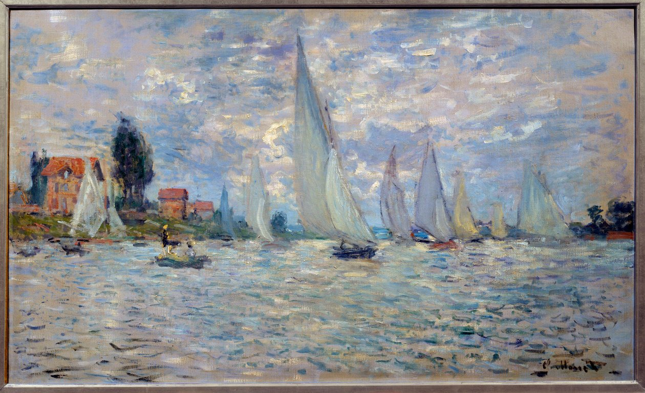 Les bateaux. Régates à Argenteuil - Claude Monet