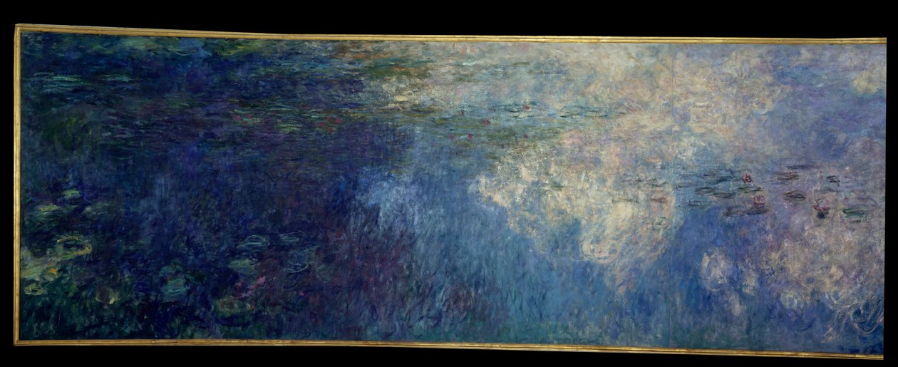 Les Nymphéas ; les nuages - Claude Monet