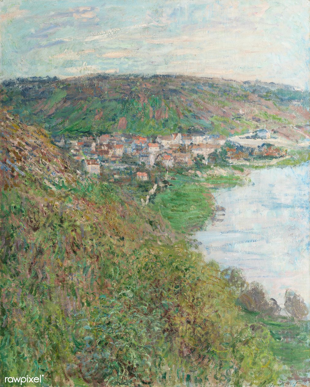 View of Vétheuil - Claude Monet