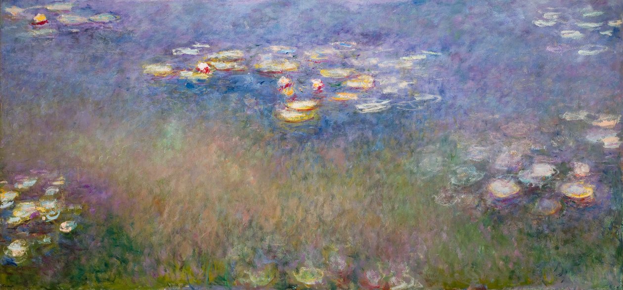 Nymphéas (Agapanthe) vers 1915-26 (huile sur toile) - Claude Monet