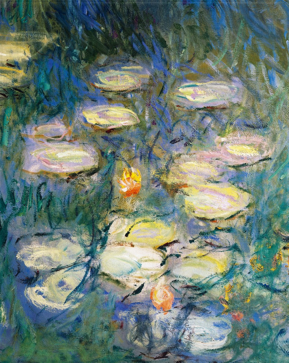 Nymphéas, par Claude Monet, (détail) - Claude Monet