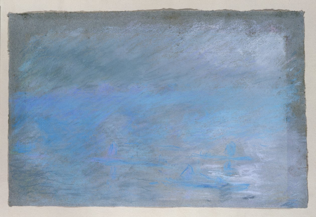 Pont de Waterloo dans le brouillard, 1901 - Claude Monet