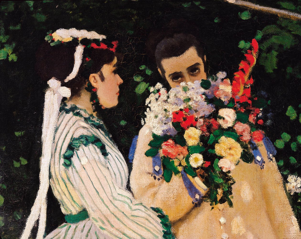 Femmes dans le jardin (détail), vers 1866 - Claude Monet