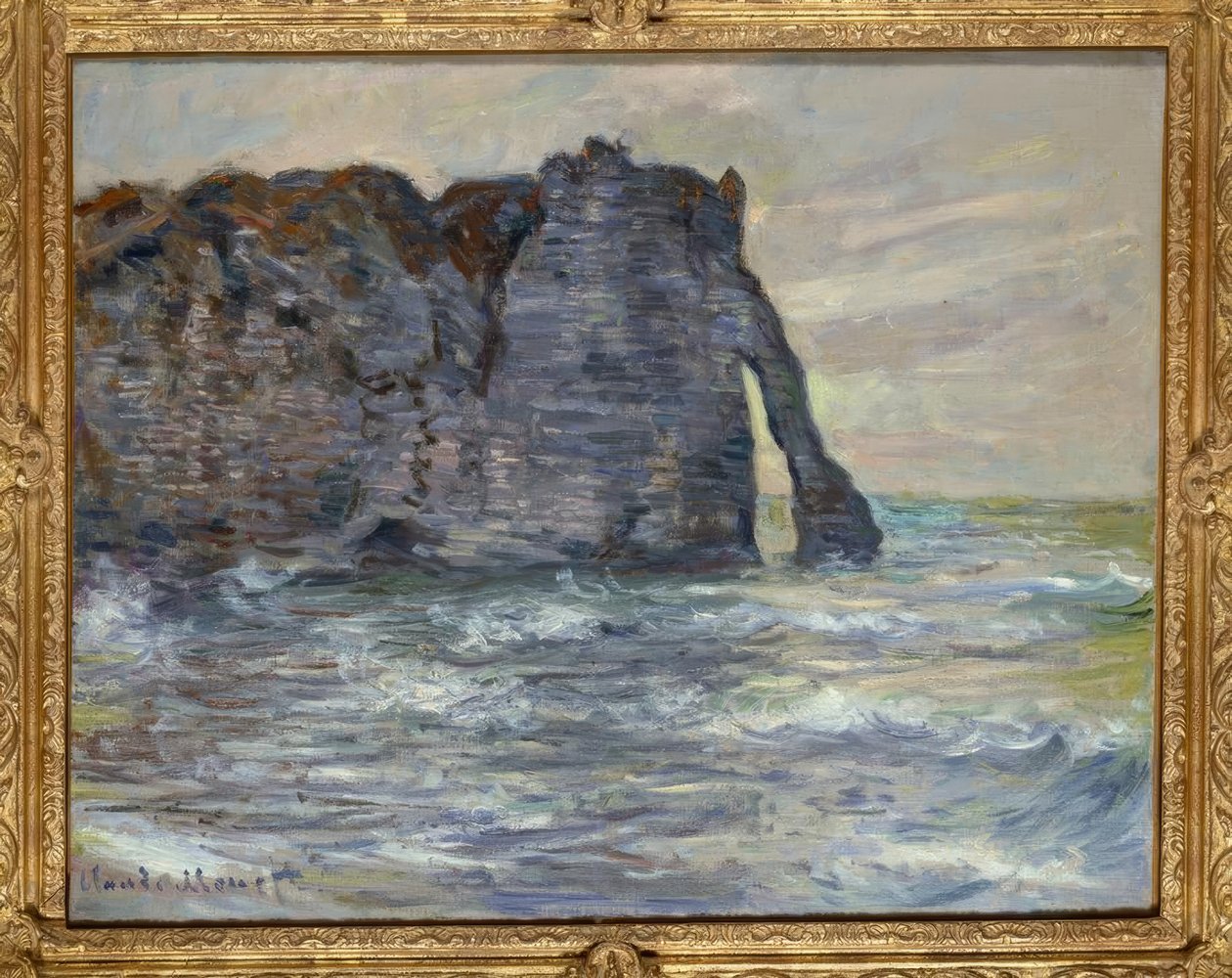 Étretat, Falaise et Porte d’Aval - Claude Monet
