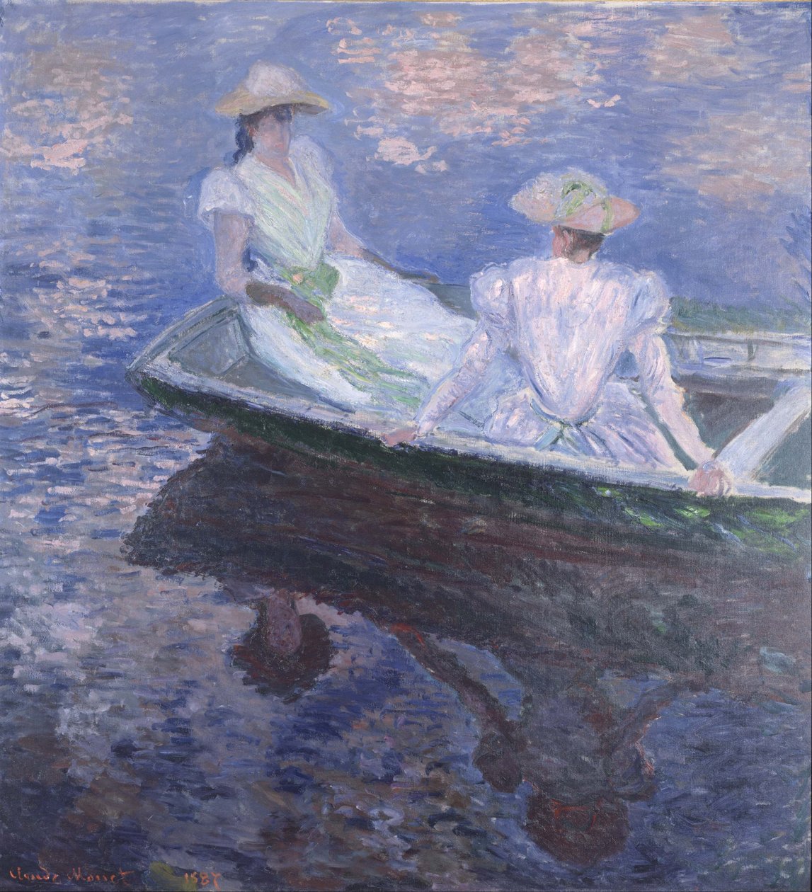 Promenade en bateau - Claude Monet
