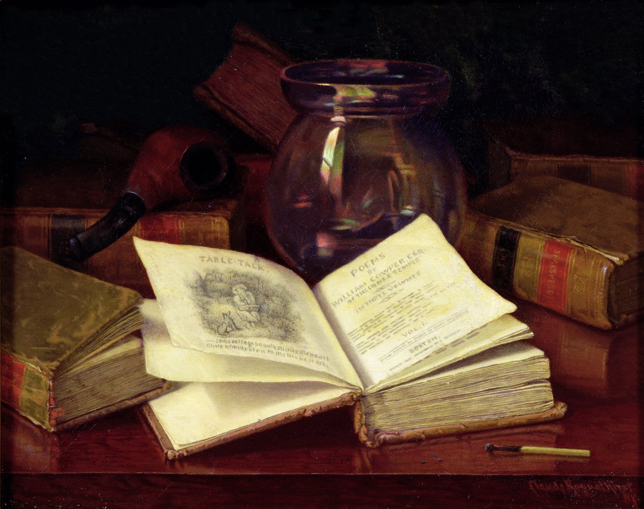 Poèmes de William Cowper, vers 1890-1905 - Claude Raguet Hirst