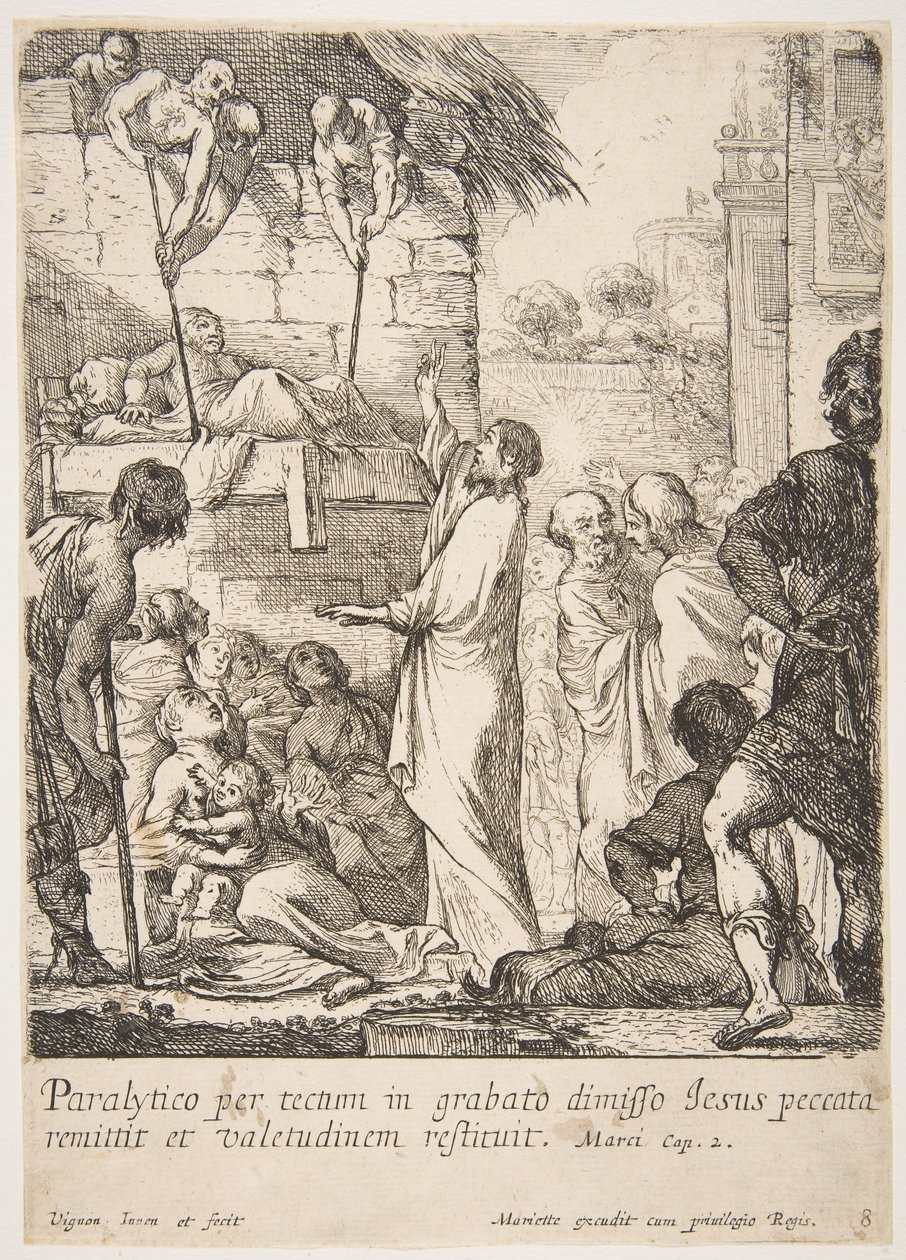 Guérison du paralytique Jésus-Christ prouve en guérissant un paralytique, qu