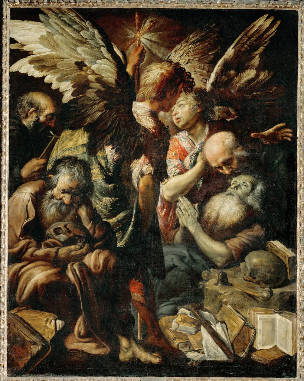 La mort de Saint Antoine - The death of Saint Anthony. of Padua ... - Claude Vignon