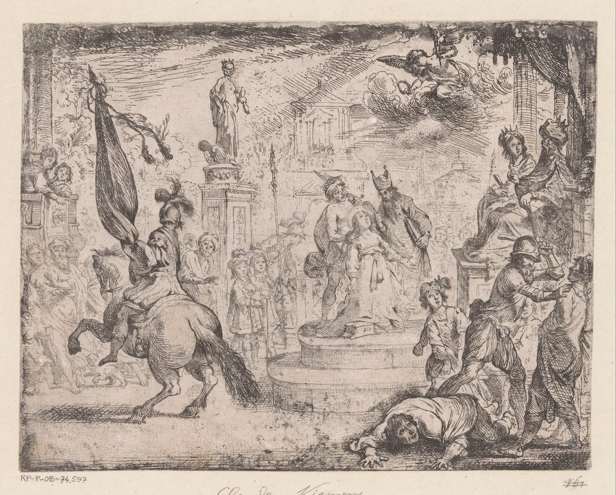 Martyr de sainte Catherine - Claude Vignon